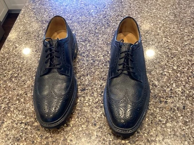 Florsheim Imperial Kenmoor 17109 78 Zapato Oxford Punta de Ala Guijarro Negro Para Hombre 10 Foto 1 de 4