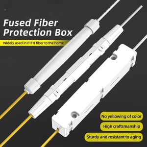 100 Stück Glasfaser Schutz Box Lederdraht Optisches Kabel, Wärmeschrumpfbar - Bild 1 von 24