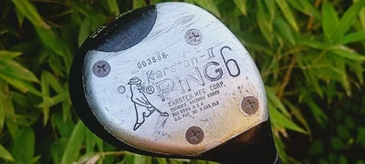 Rare Vintage Ping Karsten II 6 Wood Stiff Steel #O52 - Image 1 of 4