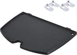 Denmay 6558 32 x 21.8cm Cast Iron Cooking Griddle Plate Plancha for Weber Q100, - Picture 1 of 12
