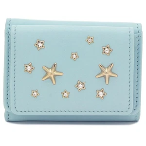 JIMMY CHOO Nemo Tri-fold Wallet NEMO CZN ICEBLUE LIGHTGOLD - Bild 1 von 7