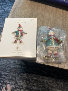 2008 Hallmark Keepsake Ornament Snowman Yuletide Treasures - Picture 1 of 6