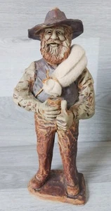 Foxhill Farm Pottery Swagman australiano 8,5 pollici fatto a mano in Australia  - Foto 1 di 14