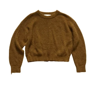 Veronica Beard Melinda Sweater Womens Large Marigold Gold Crew Neck Long Sleeve - Picture 1 of 10