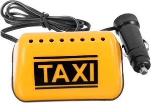 Taxi Roof Light Led Illuminated Taxi Sign for Cars Vintage Style Sturdy Base NEW - Picture 1 of 9