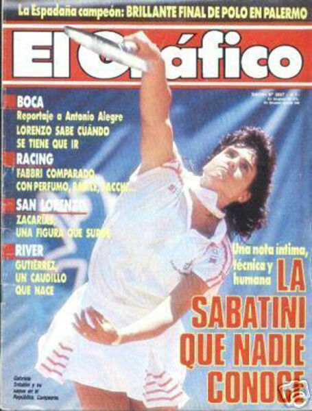 TENNIS GABRIELA SABATINI Champion US Open 1990 - Tenis Tie Break Magazine