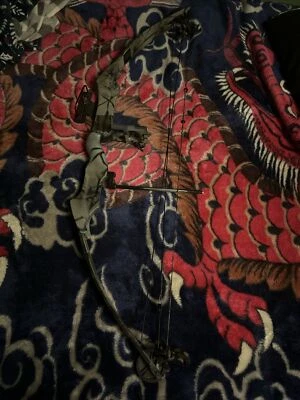 arco composto usado à mão direita com arco de treinamento infantil - Imagem 1 de 4