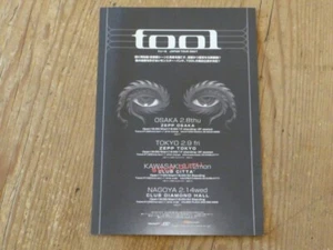 Tool: "Live Japan Tour 2007" 18cm x 26cm Promo Flyer [no cd alex gray QF - Picture 1 of 2