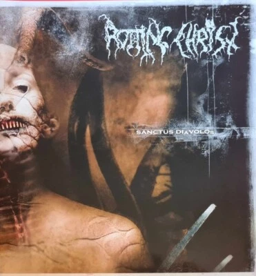 Rotting Christ ‎(Greece)–Sanctus Diavolos LP 2023(Black Metal)Beer [Transparent] - Image 1 of 3