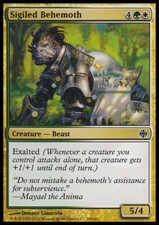 Magic the Gathering MTG Sigiled Behemoth (79) Alara Reborn   LP