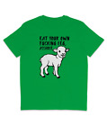 Eat Your Own F**king Leg, A**hole - Ekologiczna koszulka - Wegańska - Prawa zwierząt