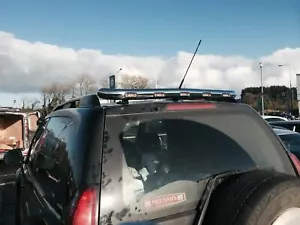 Rear Roof Bar + Function LEDs For Isuzu D-Max 2016 - 2021 4x4 Styling Accessory - Picture 1 of 10