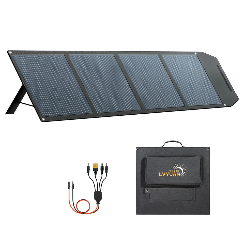 Solarpanel 120W 200W 300W 400W Faltbar Tragbar Solarmodul Wohnmobil Camping RV - Bild 1 von 4