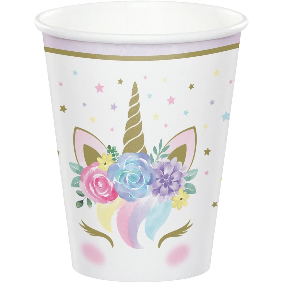 Unicorn Baby Shower Birthday Party Supplies Cups - Image 1 of 1