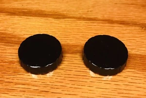 Manopole riproduzione radio d'epoca - rifinite in nero lucido - 8€ per manopola - Foto 1 di 6