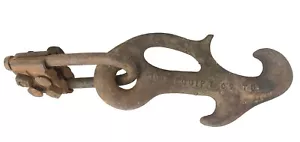Vintage Surface Equipment Co. Tulsa Large Mining Oil Rig Machinery Hook - Bild 1 von 8