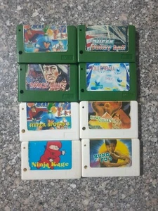 Vintage Lot of 8 MSX Games ( Bruce Lee - Super Volleyball - Kungfu 2 ) ⚪️ 🟢 صخر - Picture 1 of 3