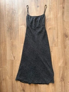 Marks & Spencer Summer Polka-dot Midi Dress Size 10 - Picture 1 of 5