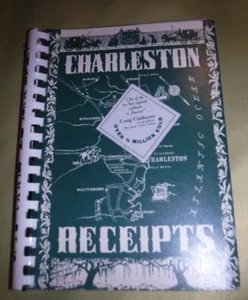 CHARLESTON RECEIPTS BY THE JUNIOR LEAGE VINTAGE 1950 24TH PRINT 1983 COOK BOOK - Picture 1 of 9