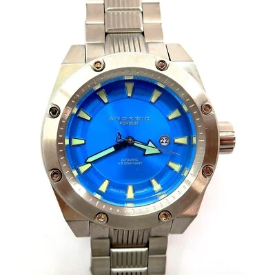 New ANDROID POWERJET Divemaster Automatic Dive Watch AD579 50mm 24J Blue Dial - Image 1 of 4