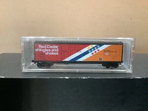Canadian Forest Product CANFOR N Scale 50' Dbl Plug Door Box Car MTL 75060 MINT - Picture 1 of 7