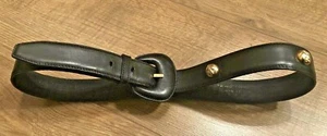 Ladies SALVATORE FERRAGAMO Belt Designer Black Leather Womens Women Size 30 - 34 - Picture 1 of 12