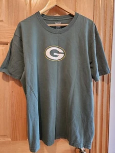 Vintage Green Bay Packers Shirt Mens 2XL Green AJ Hawk NFL Football Reebok - Picture 1 of 3