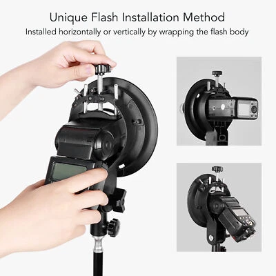 S Type Bracket For Bowens Mount Holder S Type Bracket Holder For Speedlite ZZ1 - Image 1 of 4