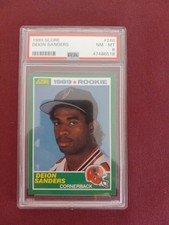 1989 Score Deion Sanders #246 PSA 8 RC