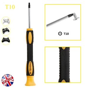 T10 Torx Star Magnetic Security Tamperproof Screwdriver Tool XboxOne 360 PS3/4 - Picture 1 of 2