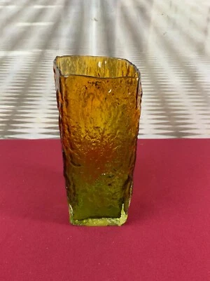 MUNDGEBLASENE VASE AUS GLAS HANDARBEIT 872g 20cm HOCH - Bild 1 von 4