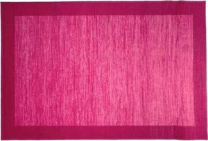 PRINTED NYLON RUG (nonskid back)(20" x 30") BARBIE PINK COLOR TONES, rec, KH - Picture 1 of 12