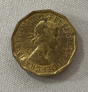 1967 Großbritannien Großbritannien 3 Pence Thruppence Thrupenny Queen Elizabeth II Münze (67b) - Bild 1 von 2