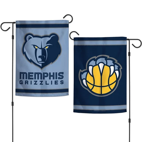 MEMPHIS GRIZZLIES 12"X18" 2 SIDED GARDEN FLAG NEW WINCRAFT 🏀 Cover