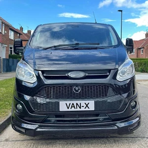 For Ford Transit Custom Honeycomb Front Grille – Gloss Black Upgrade for MK1 (20 - Picture 1 of 8