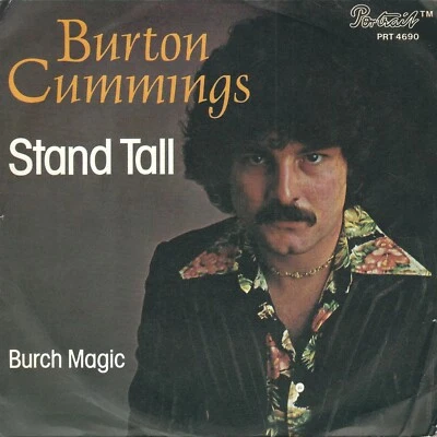 Record 45 RPM Burton Cummings – Stand Tall Burch Magic - Image 1 of 2