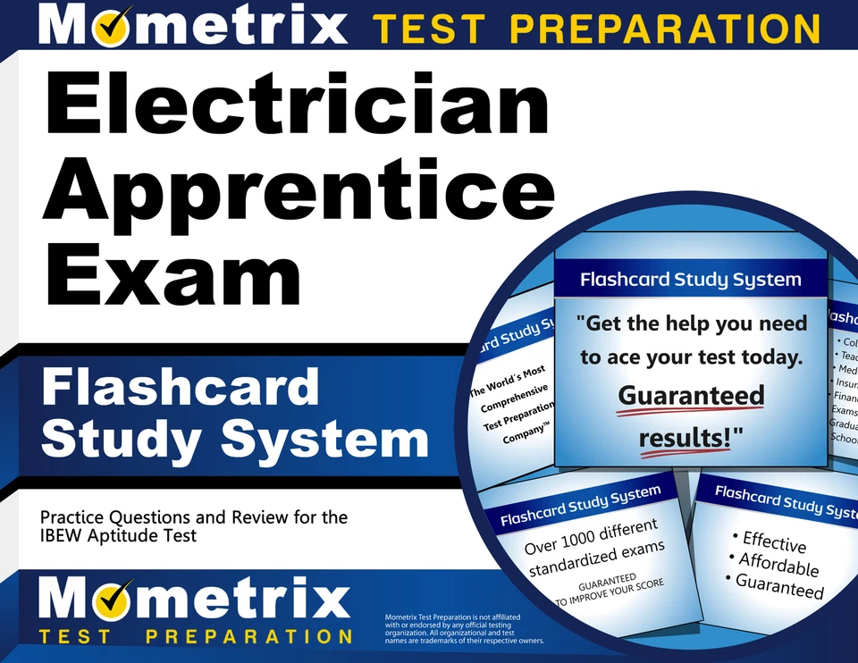 Electrician Apprentice Exam Flashcard Study System - Image 1 of 1