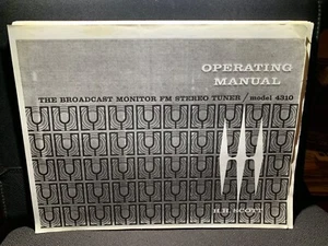 Scott 4310 Amplifier Owners Manual Photocopy - Imagen 1 de 2
