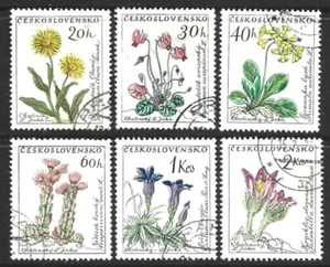 CZECHOSLOVAKIA 1960 FLOWERS CTO SET USED - Picture 1 of 1