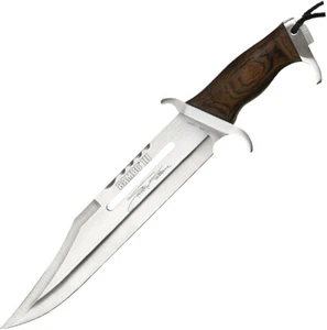 Nuevo cuchillo de hoja fija Rambo Rambo III Stallone Signature RB9297 - Imagen 1 de 1
