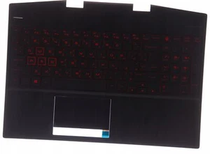 Palmrest z klawiaturą HP Omen 15-DH PL AR A+ - Zdjęcie 1 z 3