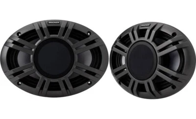 KICKER 48KMXL694 /KMXL 6X9" HLCD MARINE COAX HORN SPEAKERS/ WHITE & BLACK GRILLS - Image 1 of 4