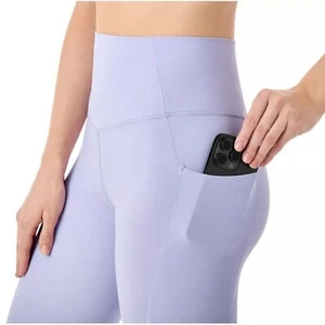 Mujeres Lila Púrpura Cintura Alta Leggings XL con Tela Elástica Nuevos Miembros Marca - Imagen 1 de 7