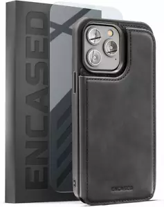 Encased Flip Wallet Compatible con iPhone 14 Pro Max Case Card Holder ... - Imagen 1 de 9