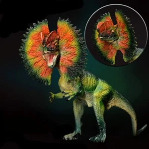 Jurassic Realistic Dilophosaurus Dinosaur Model Figure Kid Toy Christmas Gift - Picture 1 of 6