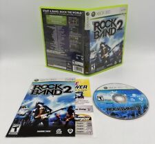 Rock Band 2 (Microsoft Xbox 360, 2008) Complete W/Manual
