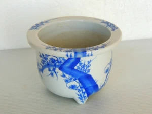 Maceta de porcelana japonesa estilo Hirado vintage, preciosa flor de ciruelo pintada a mano - Imagen 1 de 8