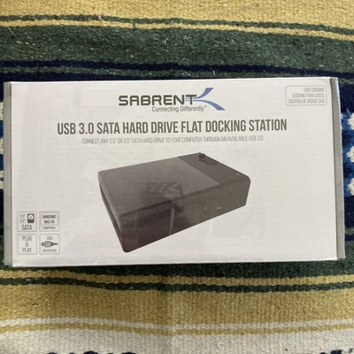 Sabrent USB 3.0 Sata Hard Drive Flat Docking Station - Image 1 of 4