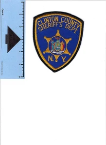 PARCHE DE POLICÍA DEL DEPARTAMENTO DEL SHERIFF DEL CONDADO DE CLINTON DE NUEVA YORK - Imagen 1 de 1