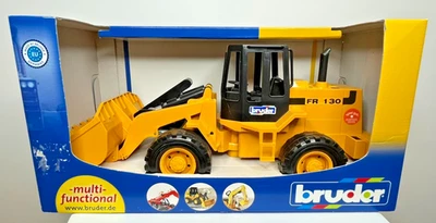 Bruder Front End Articulated Road Loader Yellow FR 130, 1:16 Scale, NEW - Image 1 of 4